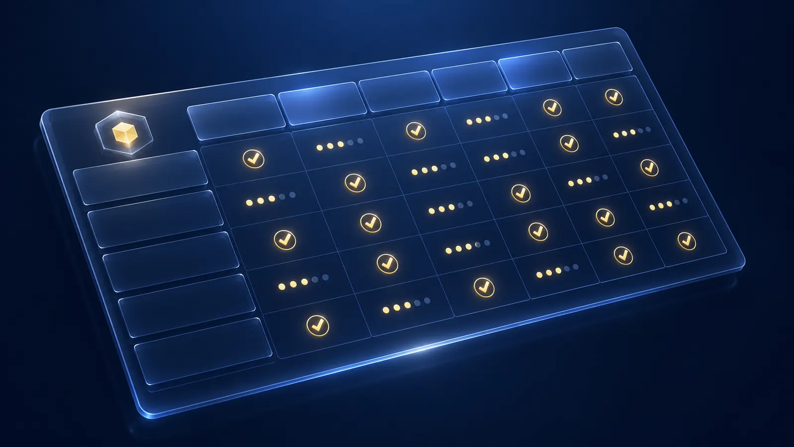 Standard competence matrix interface